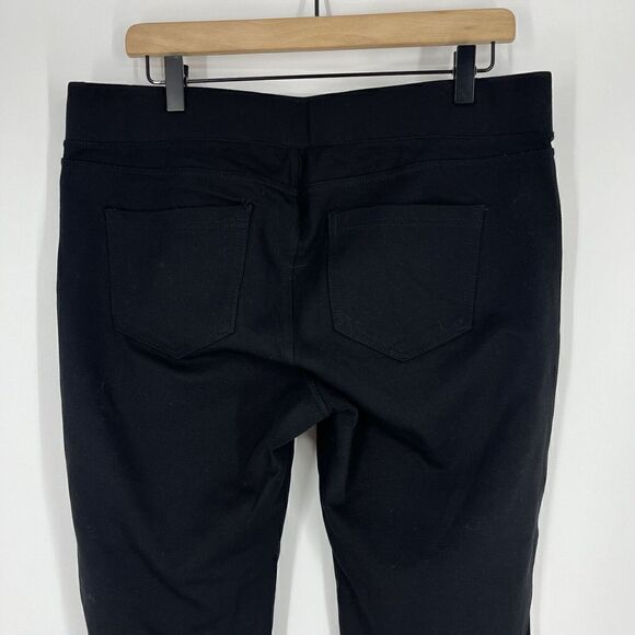 Liverpool Pants Size 14/32 Womens Black Skinny Stretch Casual Pull On Ponte Knit - Picture 5 of 7